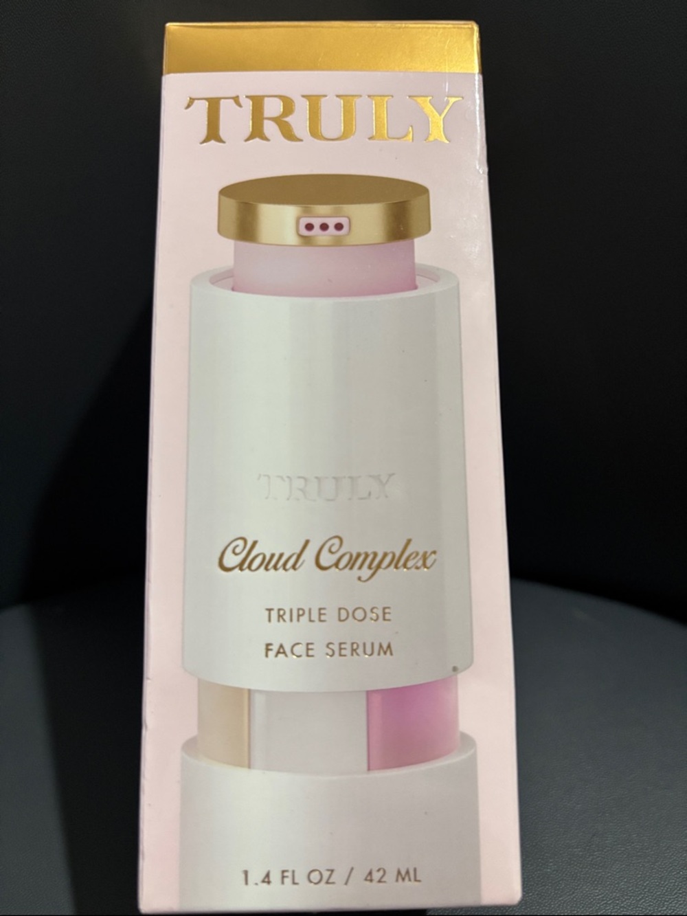 TRULY Face Serum Pump - Pink, White & Gold